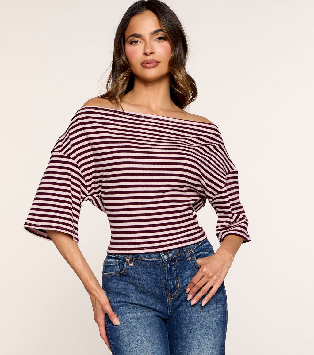 Top Dolman de Rayas Plans Optional