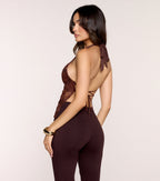 Top Halter de Encaje con Mariposas Caught Daydreaming