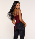 Top Corset Corto con Cordones Lace Up Look