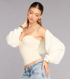Bolero de punto oversize Sweet And Cozy