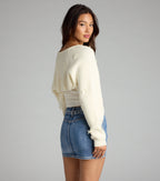 Bolero de punto con lazos Cute But Casual