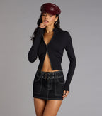 Jersey de cuello chimenea con cremallera Layer Check