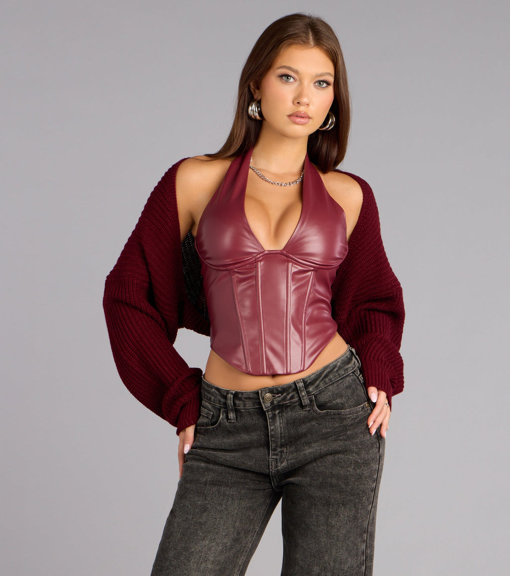 Bolero de punto oversize Sweet And Cozy