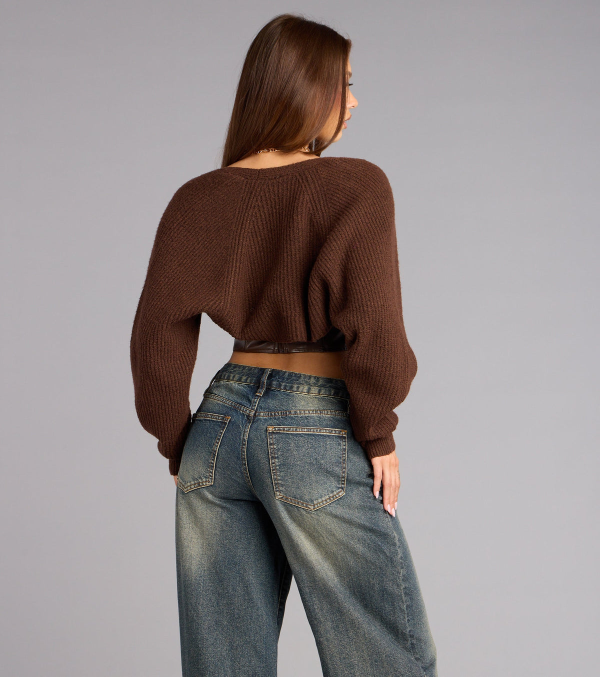 Bolero acanalado de estilo relajado Effortless Chill
