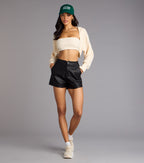 Bolero acogedor de punto de ochos Wrapped In Cozy
