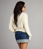 Jersey corto de punto Falling For Layers