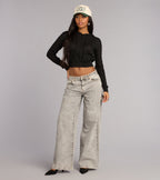 Jersey corto con capucha de punto de ochos Cozy Girl Era