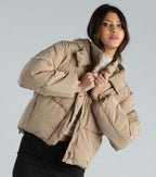 Chaqueta Acolchada con Capucha