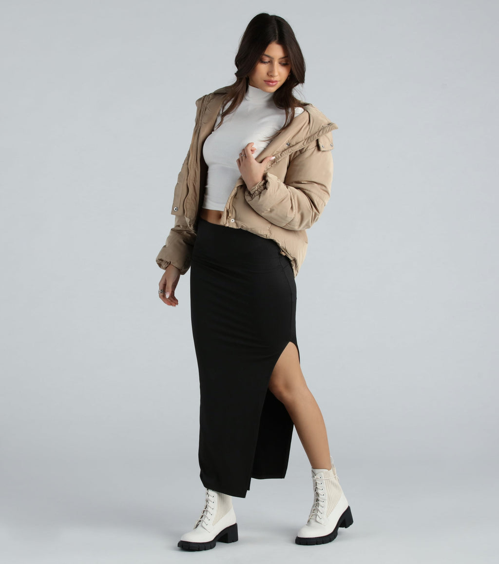 Chaqueta Acolchada con Capucha