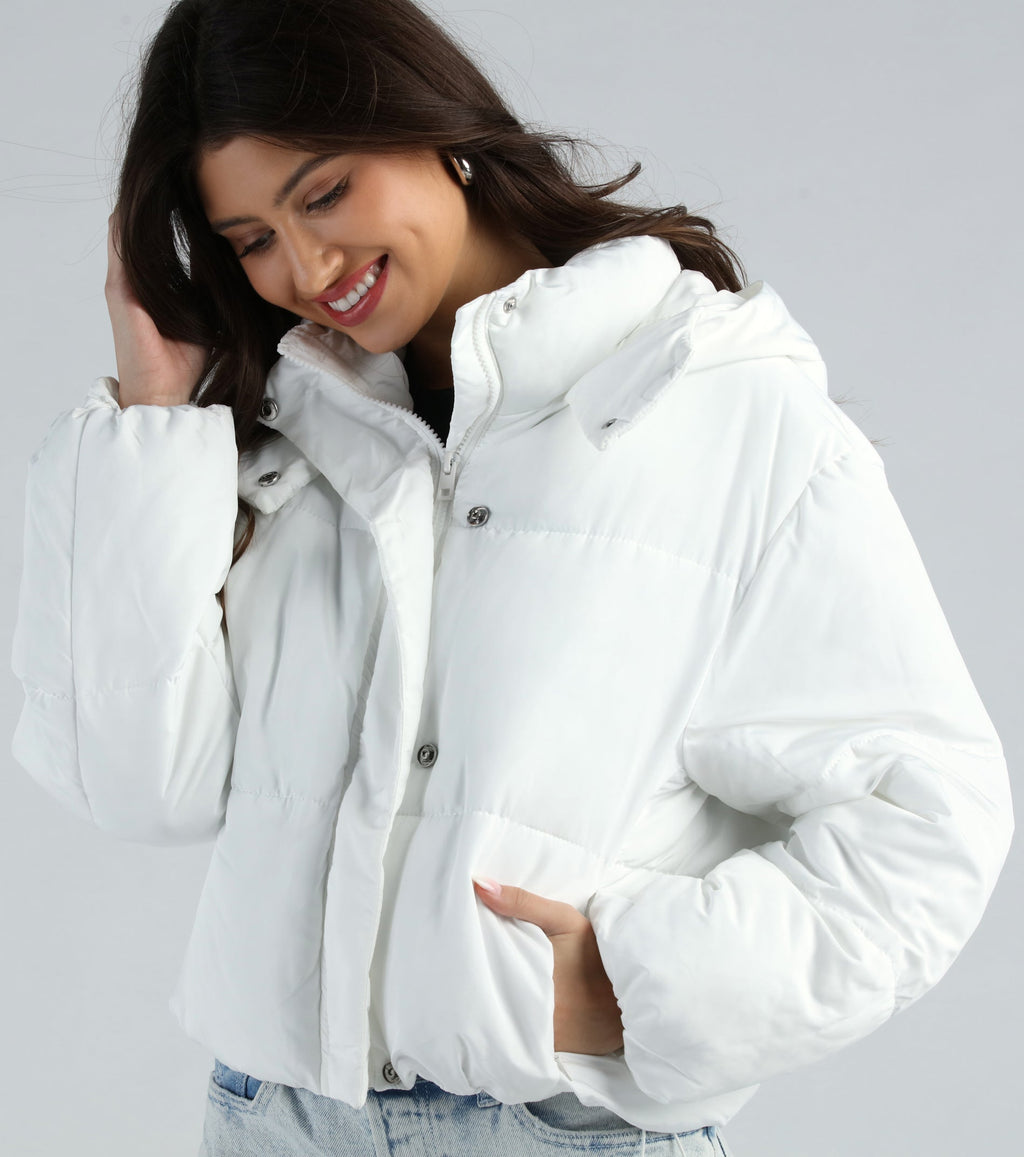 Chaqueta Acolchada con Capucha