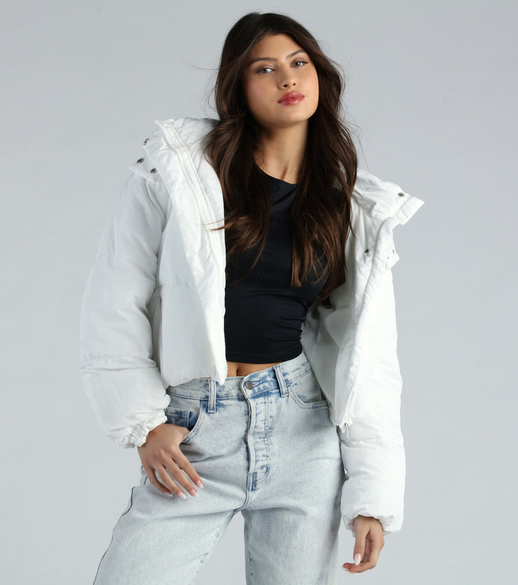 Chaqueta Acolchada con Capucha