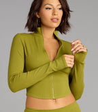 Chaqueta Corta con Cremallera