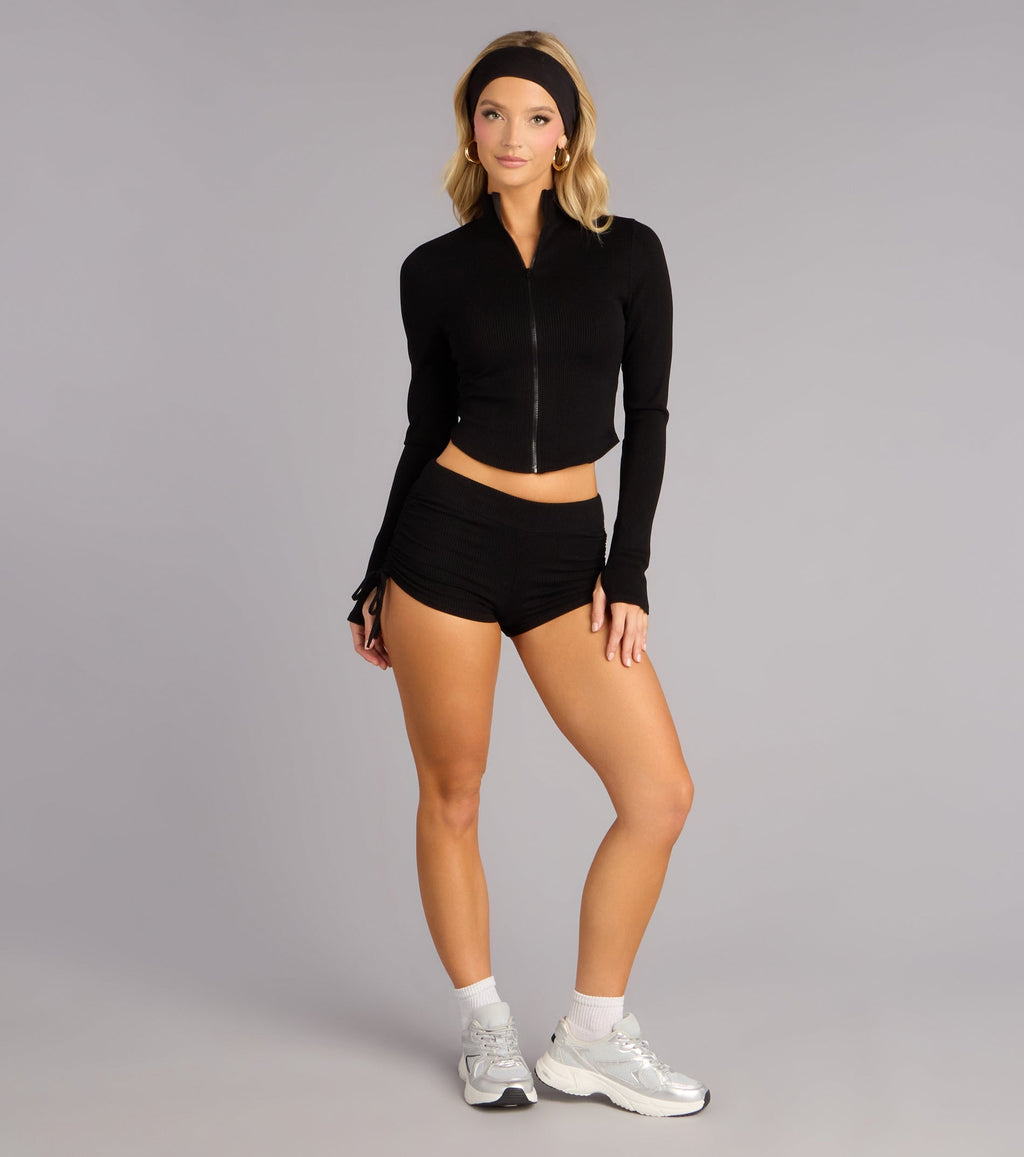 Chaqueta Corta con Cremallera