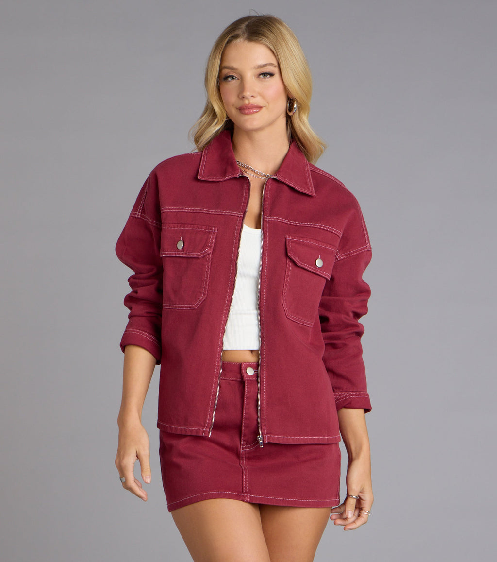 Chaqueta Vaquera Oversize Match