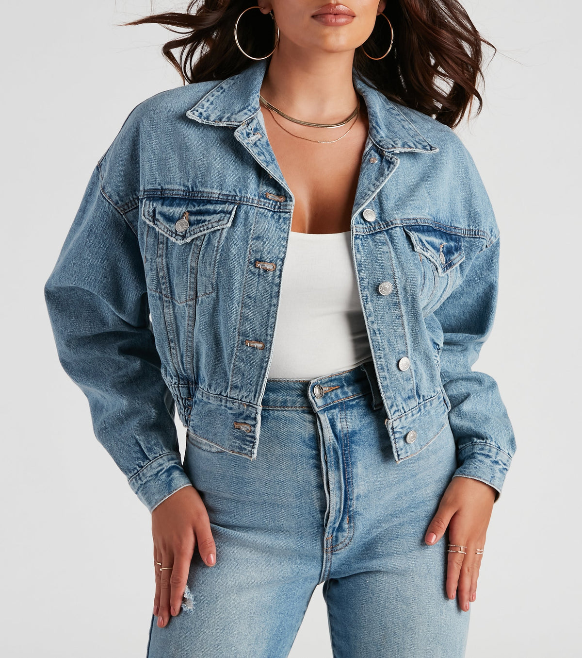 Chaqueta Vaquera Boyfriend Estilo Chica de los 90
