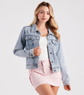 Chaqueta Vaquera con Perlas Sintéticas Chic