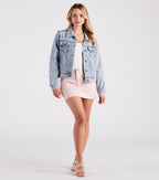 Chaqueta Vaquera con Perlas Sintéticas Chic