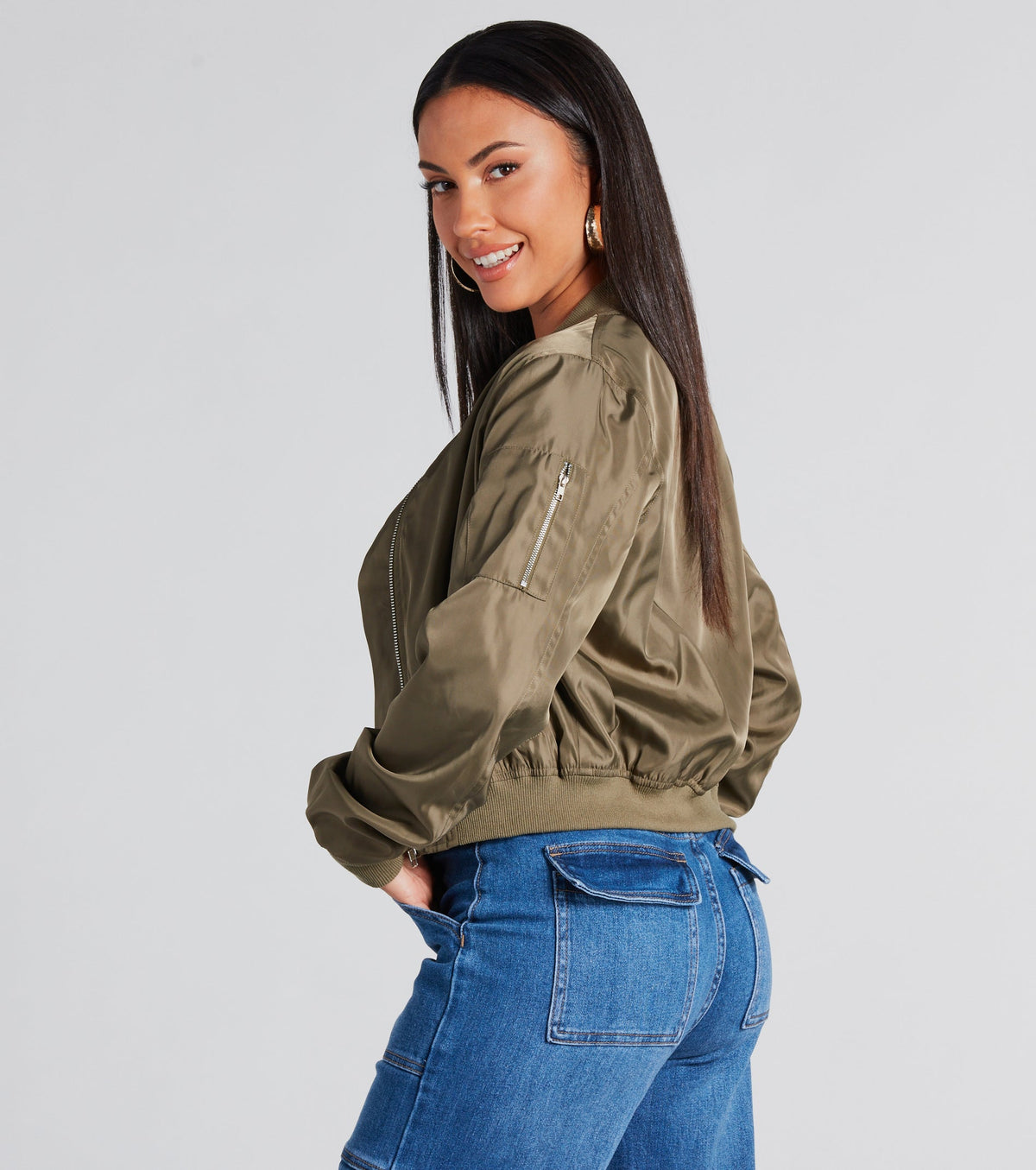 Cazadora Bomber Tejida