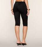 Pantalones capri de encaje elegantes para el día a día