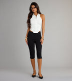 Pantalones Capri Ponte de Talle Alto Forever On Trend