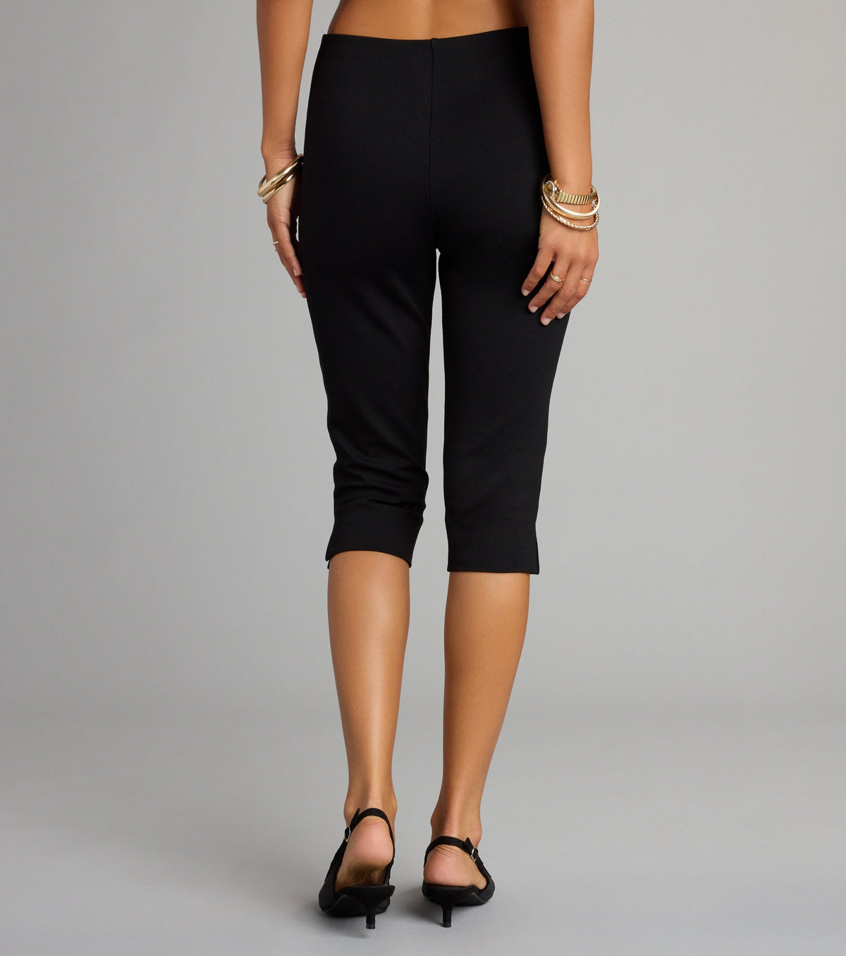 Pantalones Capri Ponte de Talle Alto Forever On Trend