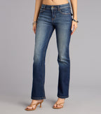 Pantalones Vaqueros Acampanados de Tiro Medio Cool