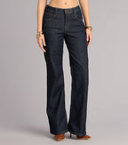 Pantalones Vaqueros Acampanados de Denim Maggy