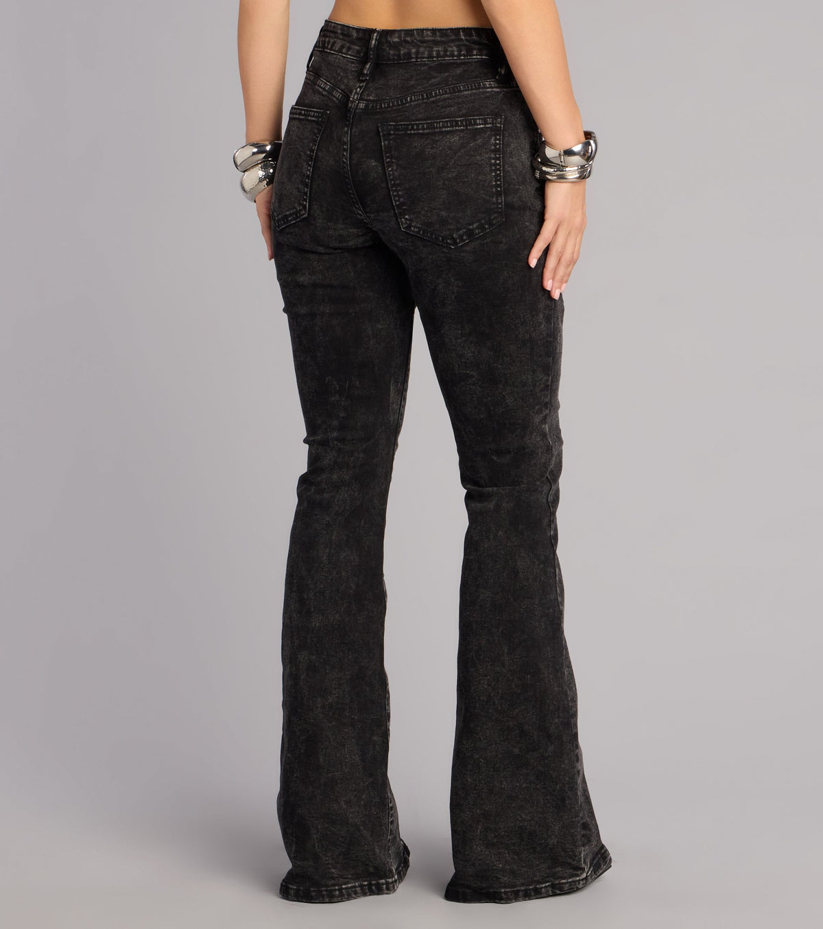 Pantalones Vaqueros Acampanados con Cordones Desert Nights