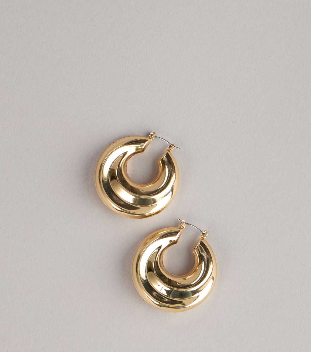 Pendientes Aro Grueso Instant Icon