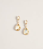 Pendientes Colgantes Drop Everything con Piedras Preciosas en Lágrima