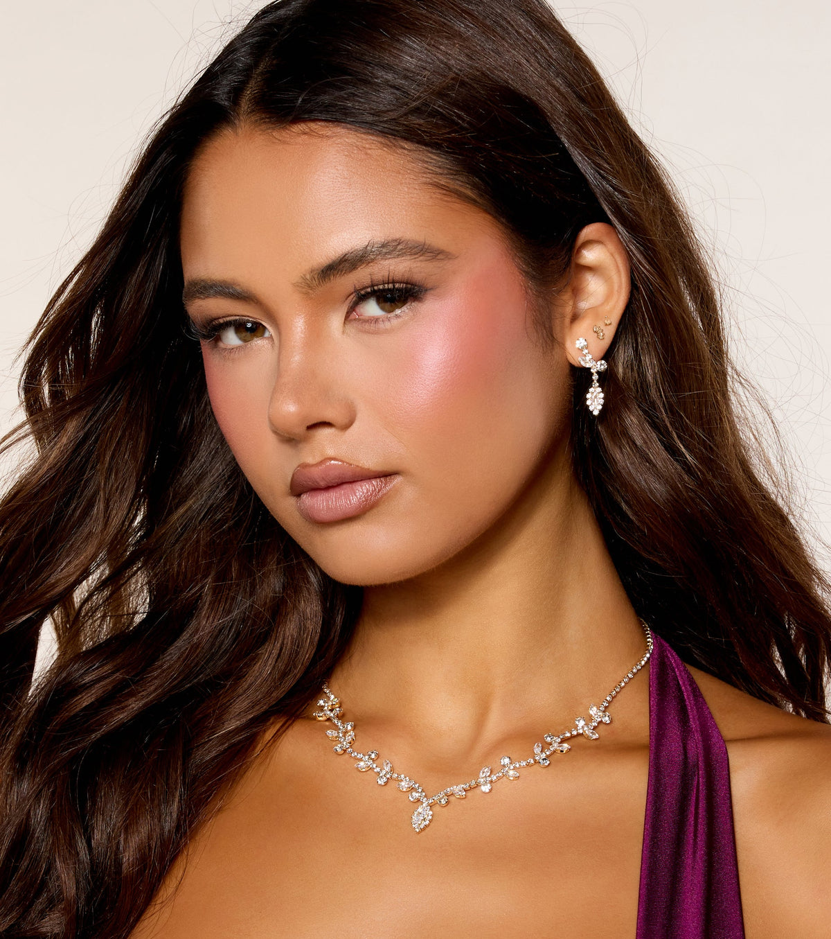 Conjunto Collar y Pendientes Plus One de Circonitas