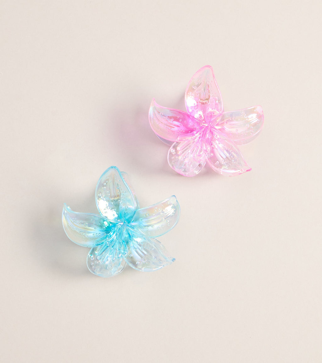 Set de 2 Clips de Flor Cute Catch para el Pelo