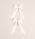 Set de Clips para el Pelo Pretty Tied Bow