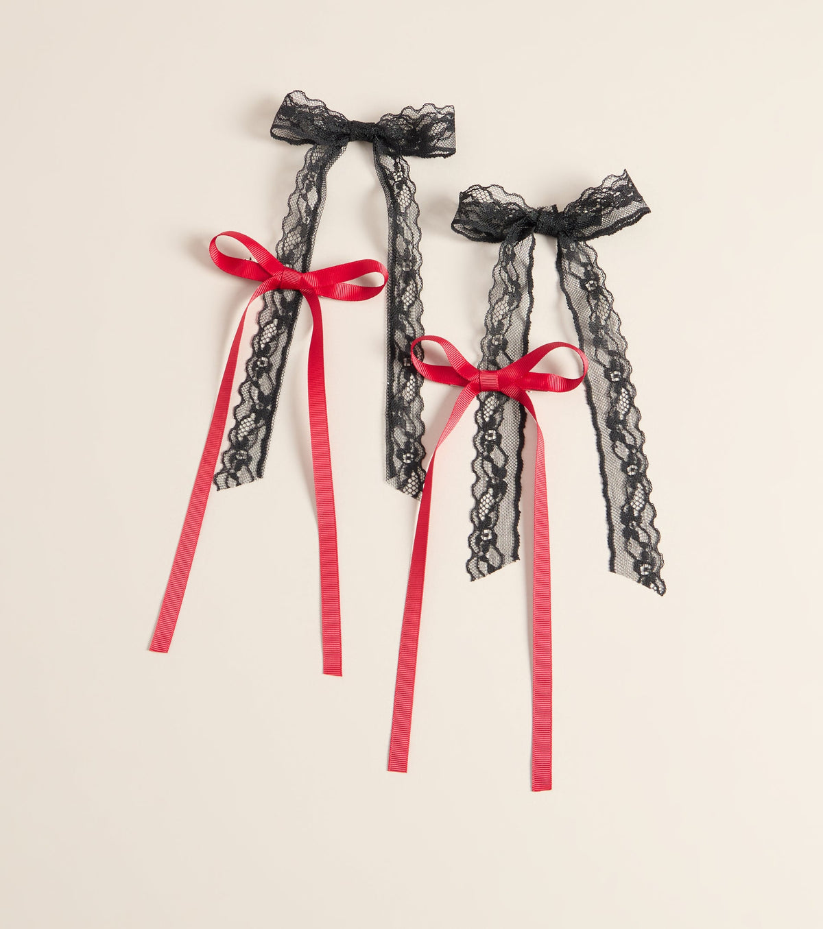Set de Lazos para el Pelo Knot Your de Encaje y Cinta