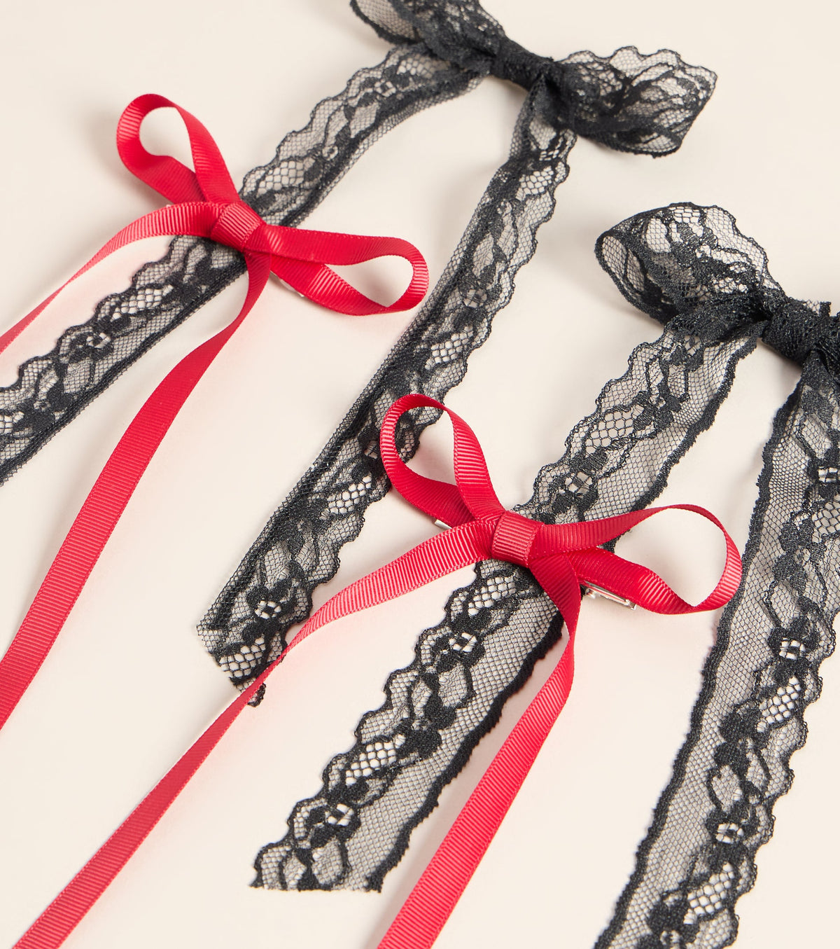Set de Lazos para el Pelo Knot Your de Encaje y Cinta