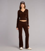 Pantalones Acampanados de Punto Cozy Girl