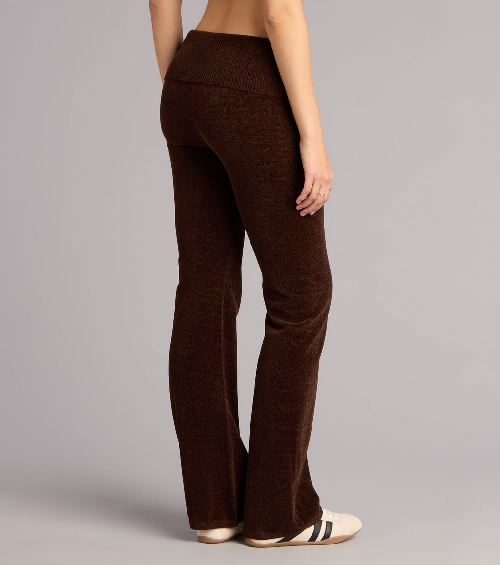 Pantalones Acampanados de Punto Cozy Girl