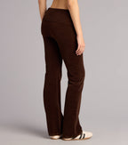 Pantalones Acampanados de Punto Cozy Girl