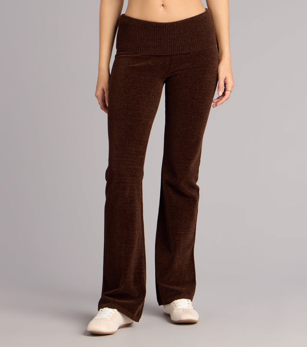 Pantalones Acampanados de Punto Cozy Girl