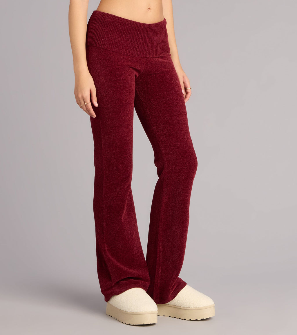 Pantalones Acampanados de Punto Cozy Girl