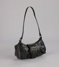 Bolso de Hombro High Rating con Correas y Hebillas