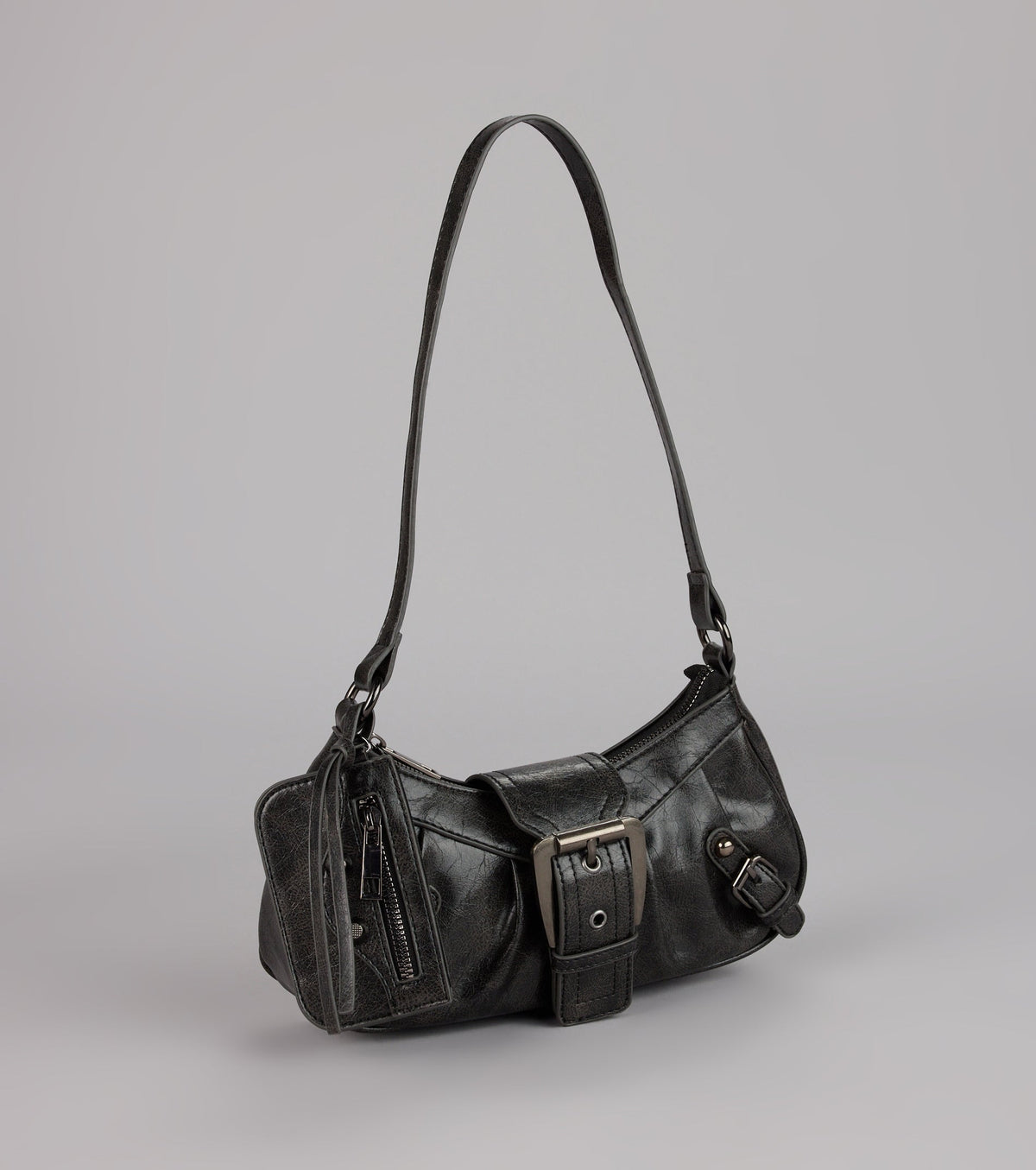 Bolso de Hombro High Rating con Correas y Hebillas