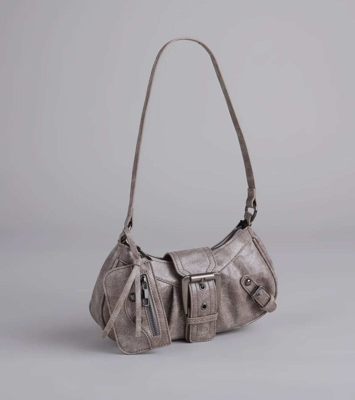 Bolso de Hombro High Rating con Correas y Hebillas