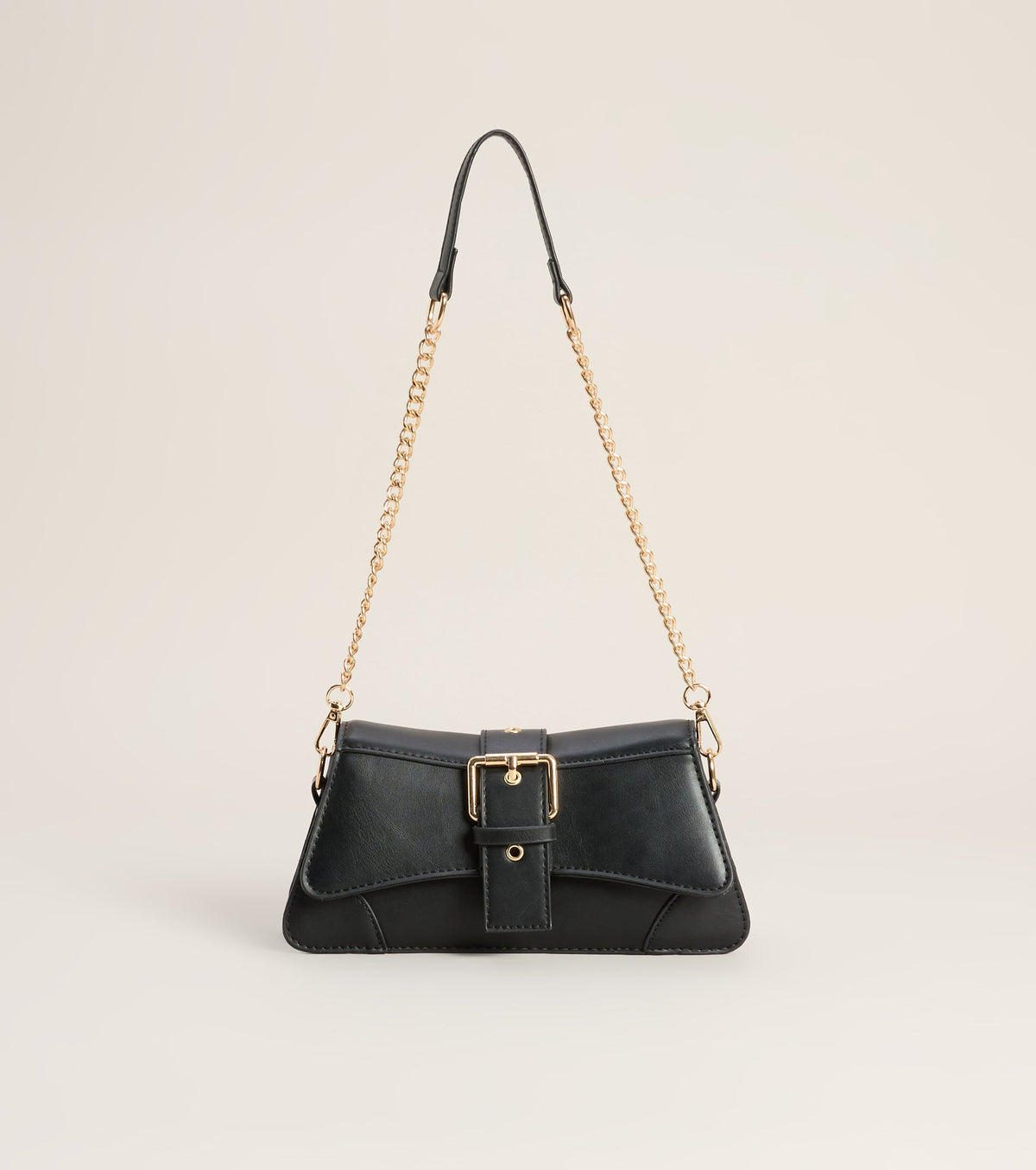 Bolso de Hombro Sleek Finish de Cuero Sintético