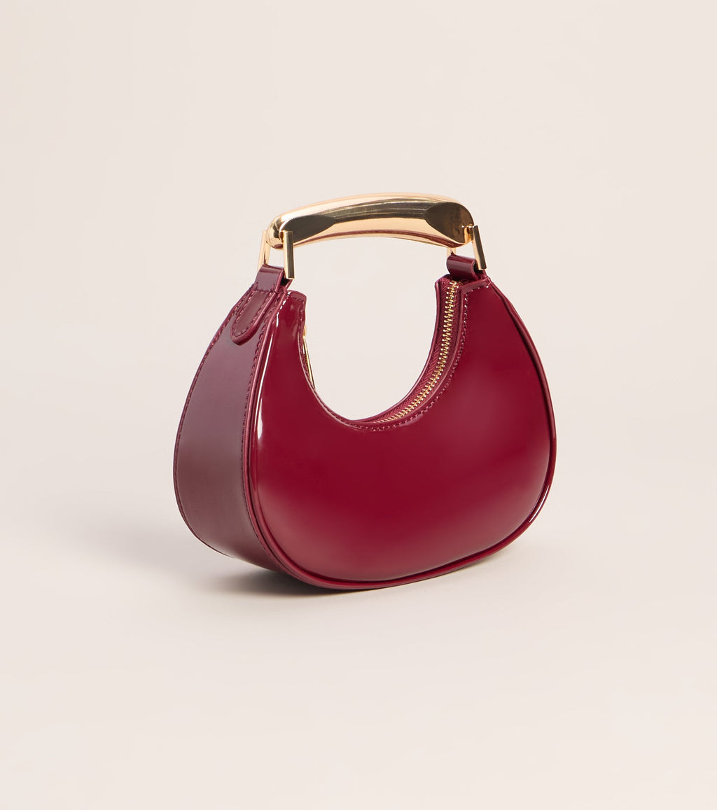 Mini Bolso Handle With Flair de Charol