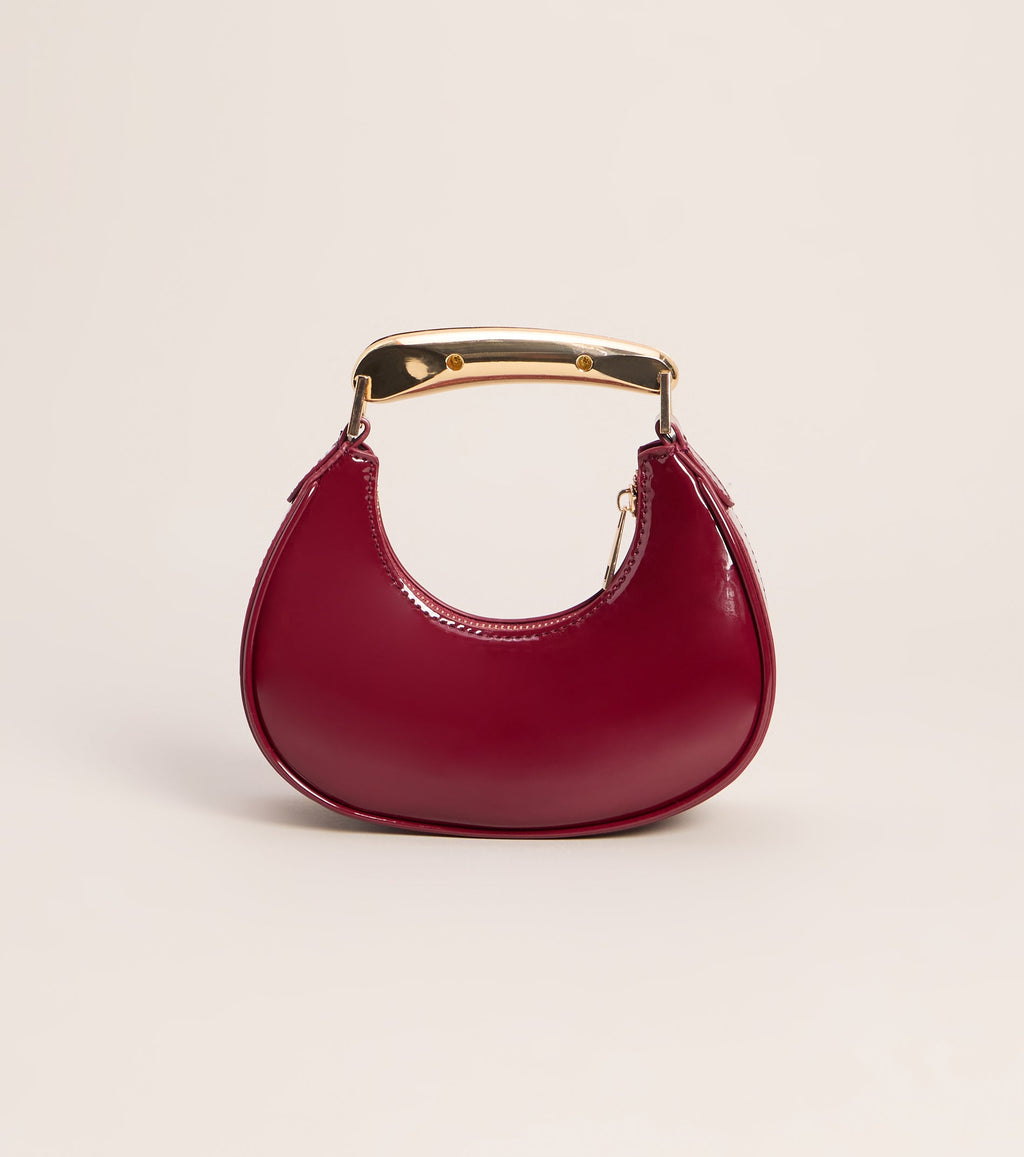 Mini Bolso Handle With Flair de Charol