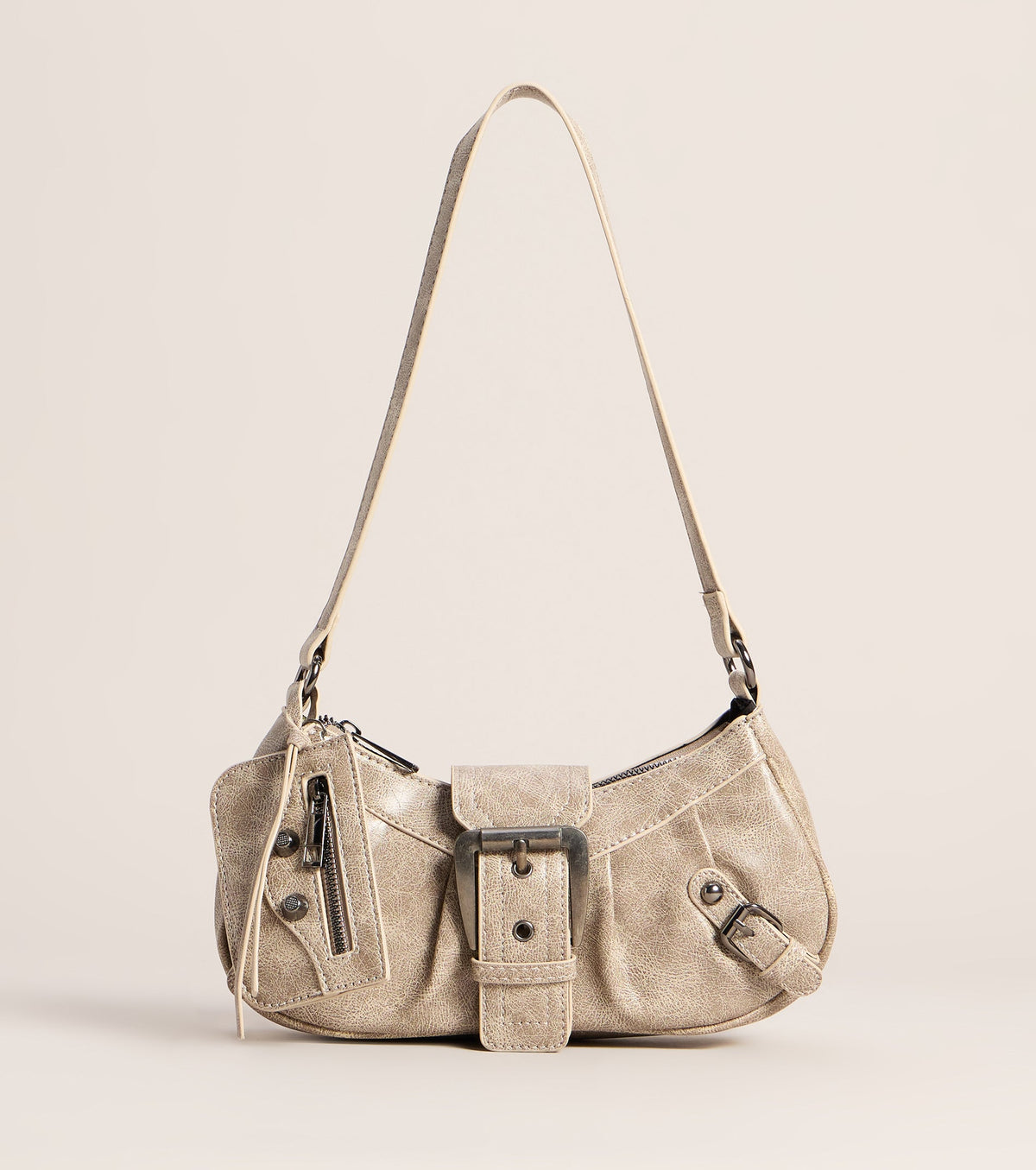 Bolso de Hombro High Rating con Correas y Hebillas