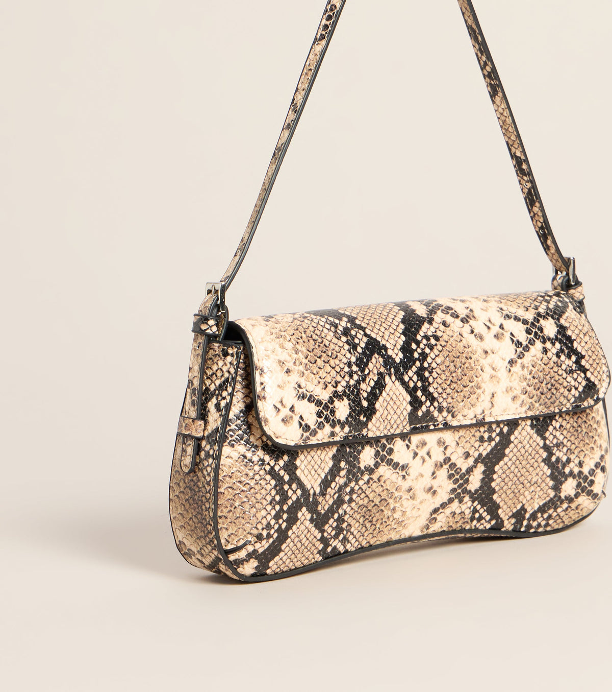 Bolso de Hombro Outfit Maker con Estampado de Serpiente