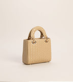 Mini Bolso Woven Into Plans con Asa Superior