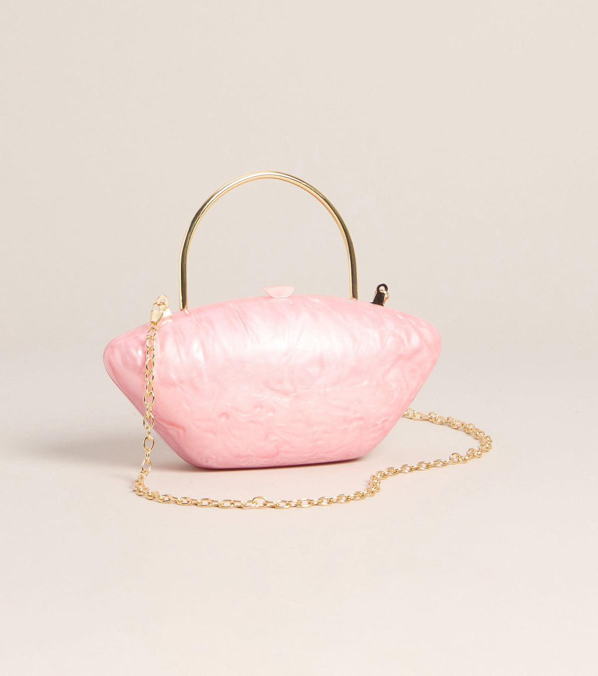 Bolso con Asa Superior Late Reply Efecto Mármol